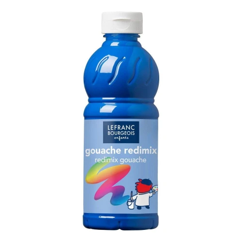Farba tempera Lefranc&amp;Bourgeois REDIMIX kolor: cyan 500ml 1 kolor. (188010)