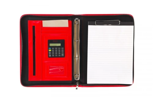 Teczka plastikowa na suwak teczka A4 czerwony Antra (709)