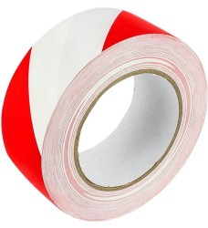 Taśma specjalnego przeznaczenia Grand ostrzegawcza 48x50 [mm x m] biało-czerwona (130-1961)