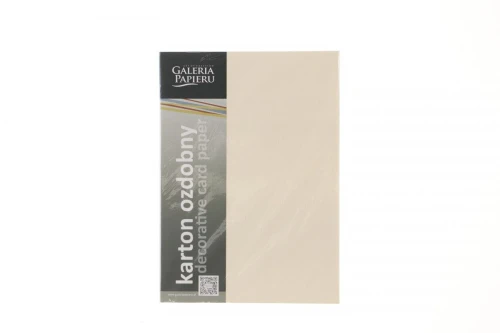 Papier ozdobny (wizytówkowy) Galeria Papieru ryps kremowy A4 kremowy 180g (201822)