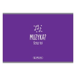 Zeszyt Herlitz do nut 9583493 A5 16k. 70g pięciolinia (400198008)