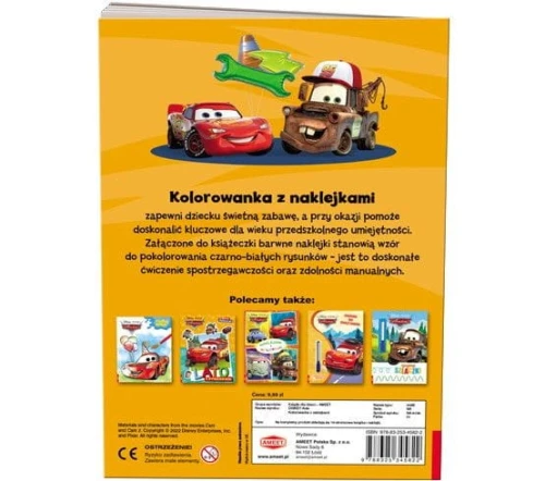 Książka dla dzieci Ameet Auta. Kolorowanka z Naklejkami (NA 9139)