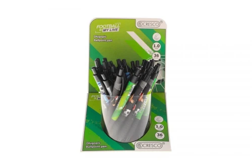 Długopis Cresco FOOTBALL LIVE 5 907 464 221 437 niebieski 1,0mm (600020-M)