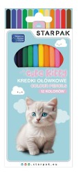 Kredki ołówkowe Starpak Kitty 12 kol. (559669)