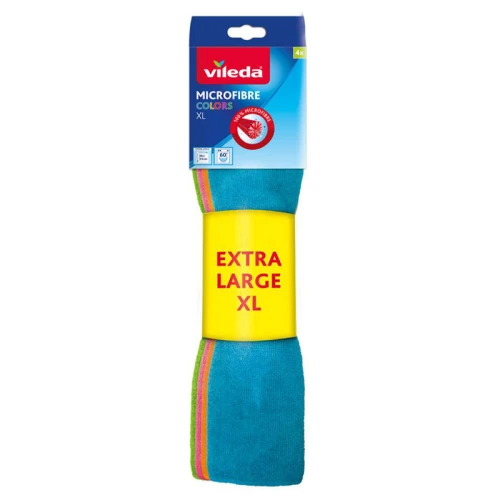 Vileda Ściereczka Mikrofibra COLORS EXTRA LARGE 4 szt. 159616