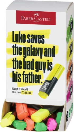 Zakreślacz Faber Castell Display mini txtlnr neon 60 szt mix (154200 FC)