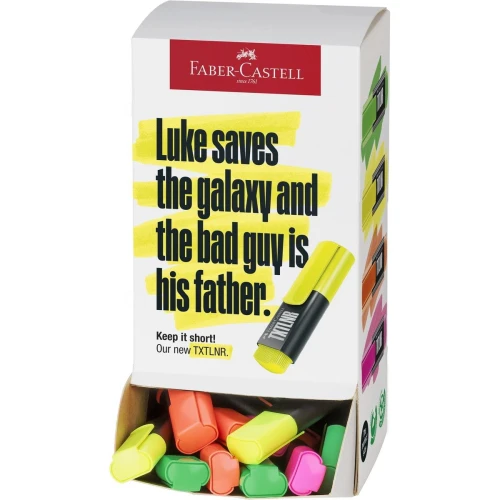 Zakreślacz Faber Castell Display mini txtlnr neon 60 szt mix (154200 FC)