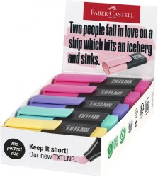 Zakreślacz Faber Castell minidisplay 10 szt pastelowe (154212 FC)