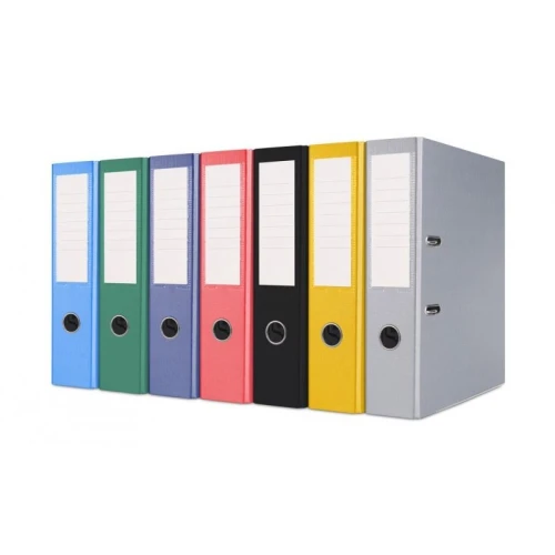 Segregator dźwigniowy Basic z szyną A4 75mm zielony (21024221-02)