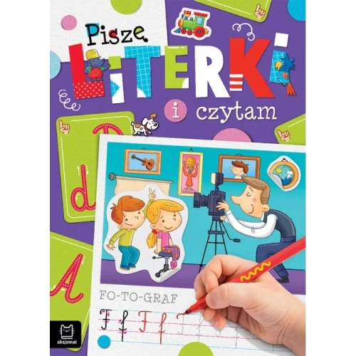 Książka dla dzieci Aksjomat Piszę literki i czytam
