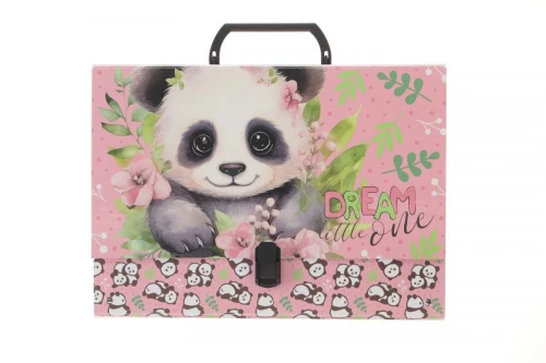 Teczka z szerokim grzbietem na klips Panda A4 różne Derform (TRGPA10)