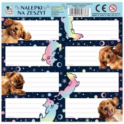 Naklejka na zeszyt Derform Cleo i Frank (NNZCF44)