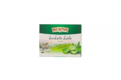 Herbata Big Active biała z aloesem aloes 20 saszetek