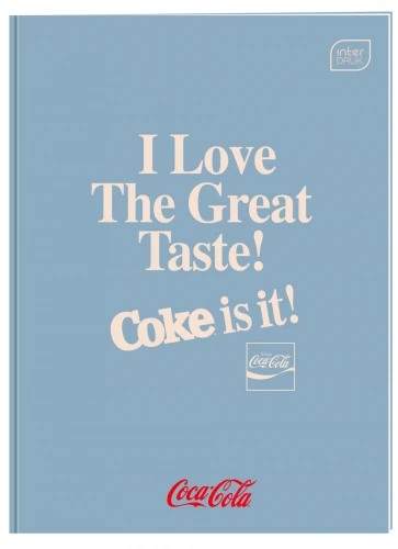 Zeszyt Interdruk HYBRID COCA COLA A4 60k. 70g krata