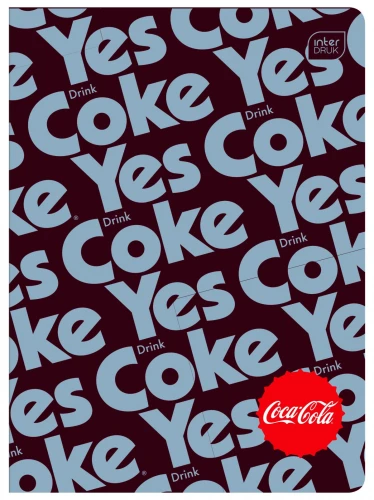 Zeszyt Interdruk HYBRID COCA COLA A5 60k. 70g krata