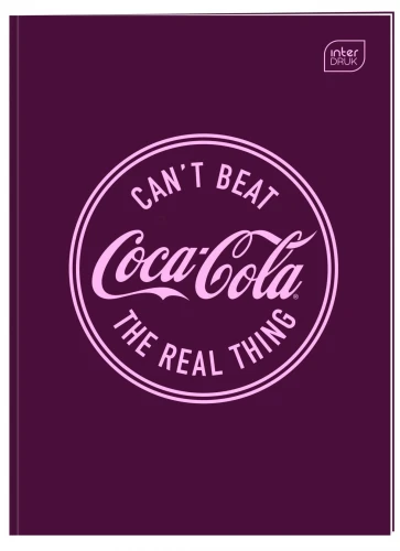 Zeszyt tematyczny Interdruk COCA COLA HYBRID A6 32k. 70g krata (do słówek)