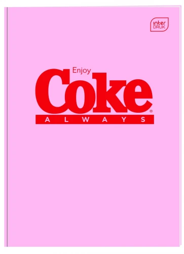 Zeszyt tematyczny Interdruk COCA COLA HYBRID A6 32k. 70g krata (do słówek)