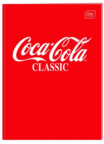 Zeszyt tematyczny Interdruk COCA COLA HYBRID A6 32k. 70g krata (do słówek)