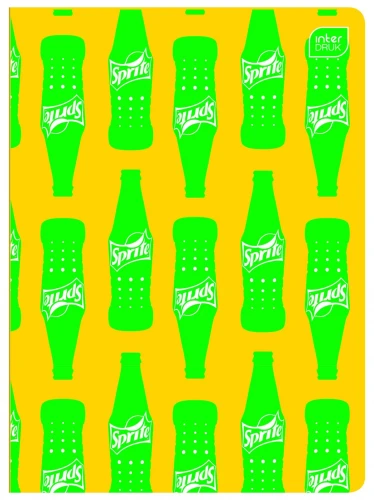 Zeszyt Interdruk COCA COLA MAT+UV A5 32k. 70g trzy linie