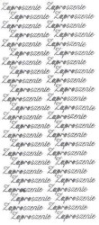 Naklejka (nalepka) Farro Zaproszenie srebrne (004)