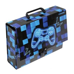 Teczka z szerokim grzbietem na zatrzask Pad A4 mix Starpak (559320)