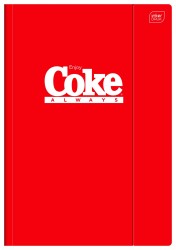Teczka kartonowa na gumkę COCA COLA HYBRID A4 mix Interdruk