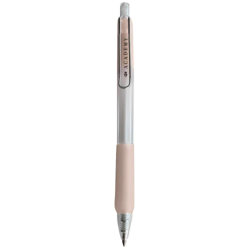 Długopis żelowy Interdruk PASTEL ACADEMY automatyczny SILKY z gripem niebieski 0,7mm (żelowy)