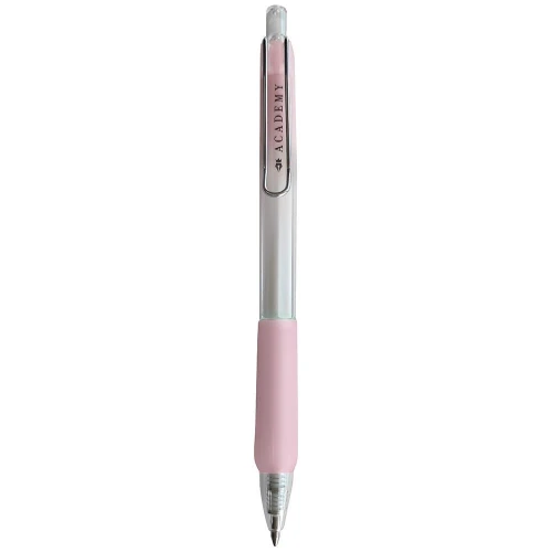 Długopis żelowy Interdruk PASTEL ACADEMY automatyczny SILKY z gripem niebieski 0,7mm (żelowy)