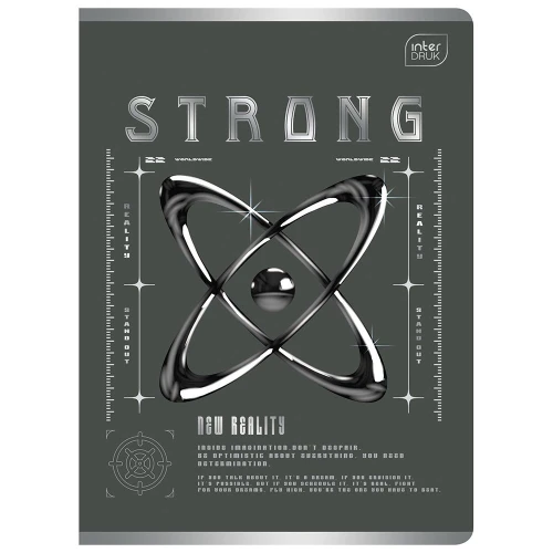 Zeszyt Interdruk METALIC A5 60k. 70g krata