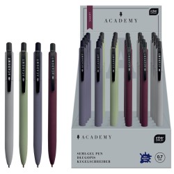 Długopis Interdruk SMART aCADEMY metalowy niebieski 0,7mm (żelowy)