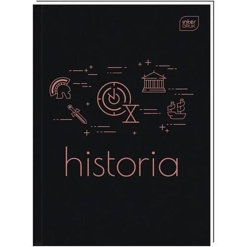 Brulion Interdruk HISTORIA A5 80k. 70g krata