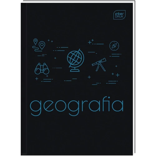 Brulion Interdruk GEOGRAFIA A5 80k. 70g krata