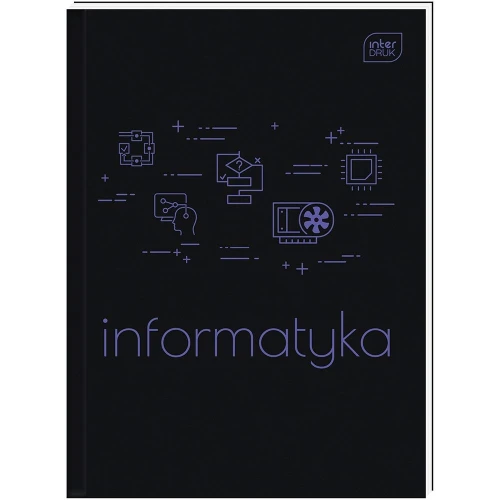 Brulion Interdruk INFORMATYKA A5 80k. 70g krata