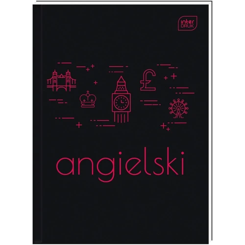 Brulion Interdruk ANGIELSKI A5 80k. 70g krata