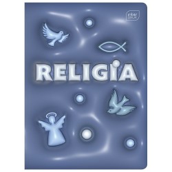 Zeszyt tematyczny Interdruk HYBRID religia A5 60k. 70g krata (+pigułka wiedzy)