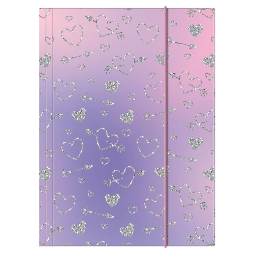 Teczka kartonowa na gumkę A4 mix Derform (TGA4B7A32)