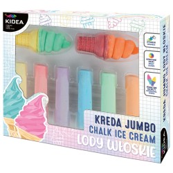 Kreda Derform Kidea kolor: mix 8 szt (KRJLW8KA)