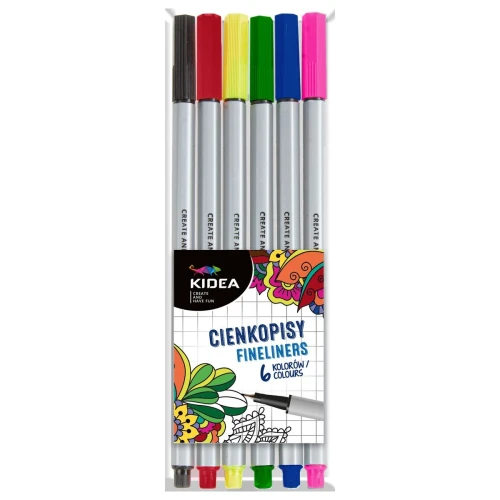 Cienkopis Kidea 6kol. (CI6KKA)
