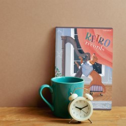 Zeszyt Top 2000 BOOKWORM/RETRO A5 16k. 70g kratka (400169369)