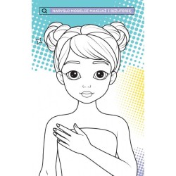 Książka dla dzieci Supermodelki z naklejkami. Kolorowanka przyjaciółki zwierząt