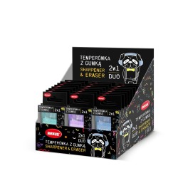 Gumka do mazania Rexus +temperówka (6202)