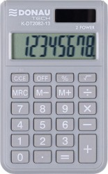 Kalkulator kieszonkowy Donau Tech jasnoszary (K-DT2082-13)