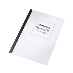 Grzbiety do bindowania Leitz A4 niebieski plastik śr. 6mm (21785)