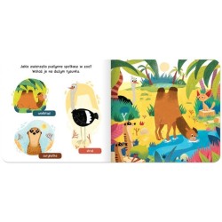 Książka dla dzieci Raz, dwa, trzy – szukam! W zoo