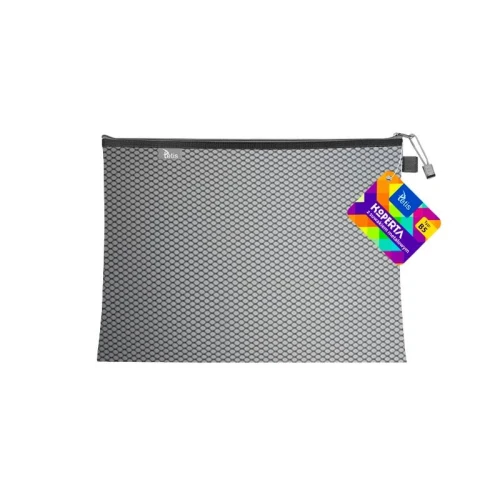 Teczka plastikowa na suwak czarna B5 z suwakiem 5903242105326 B5 czarny Tetis (BT608-V)