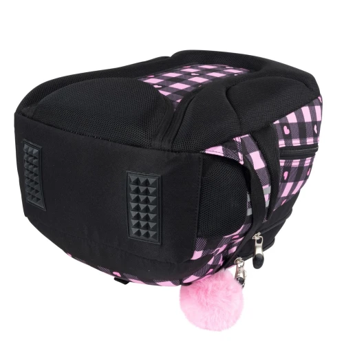 Plecak PINK CHECKEREDR 3-KOMORY St.Right (BP-26)