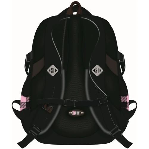 Plecak PINK CHECKERED 4-KOMORY St.Right (BP-01)