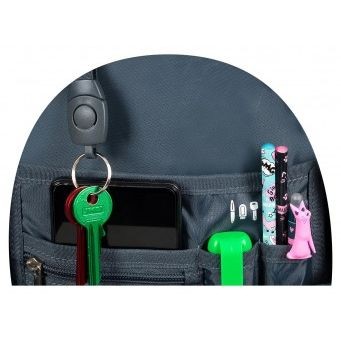 Plecak PINK CHECKERED 4-KOMORY St.Right (BP-01)