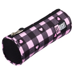 Saszetka PINK CHECKERRED tuba  pu-01 mix St.Right (bez wyposażenia)