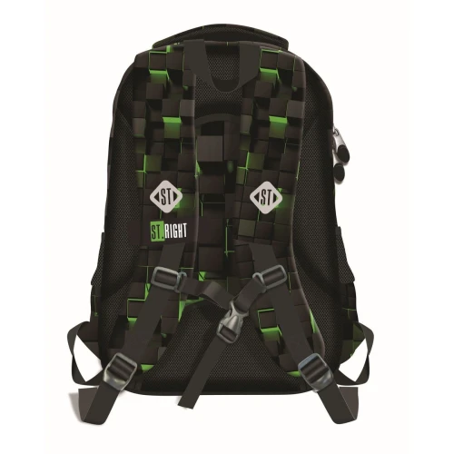 Plecak GREEN GAME 3-KOMORY St.Right (BP-77)
